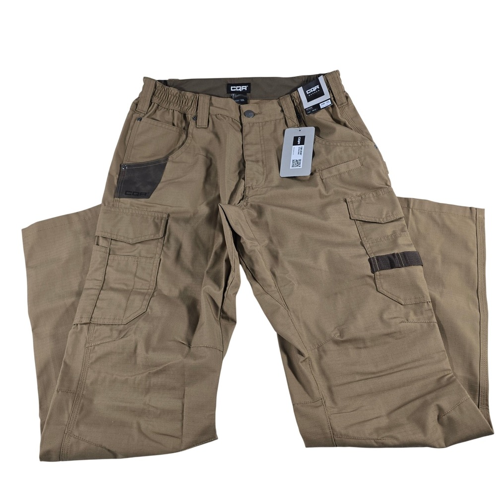 CQR Sapper FrontLine Series Tactical Cargo Pants Coyote Brown 30W 32L TWP320 NEW